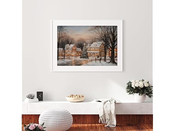 Unkaitoude Christmas Canvas Wall Art