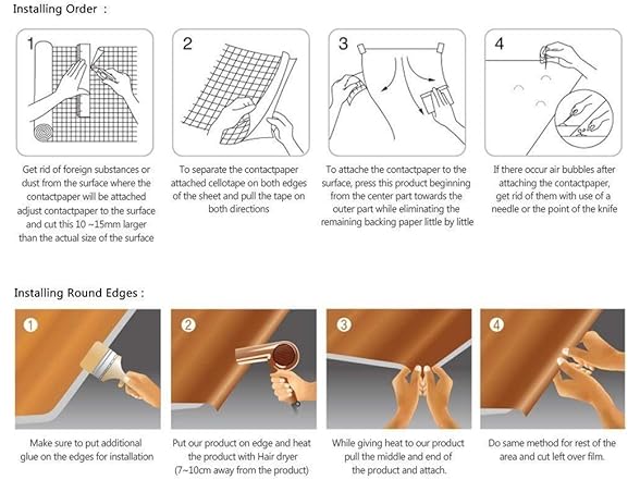 UPREDO Brown Oak Wood Grain Wallpaper