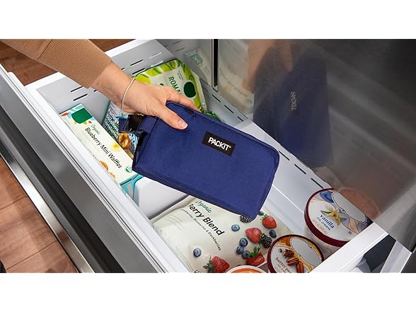 PackIt Freezable Snack Box, True Blue