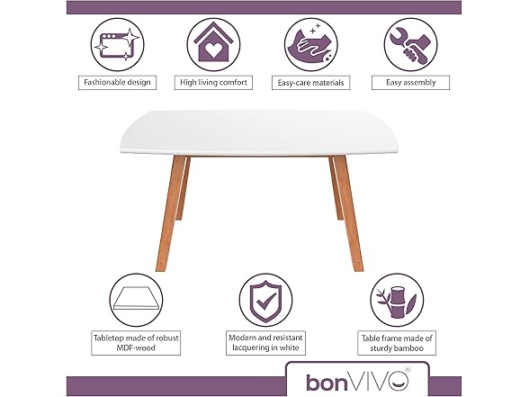 bonVIVO Small Coffee Table