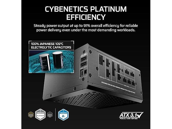 (NEW) CORSAIR HX1000i Shift Fully Modular ATX Power Supply