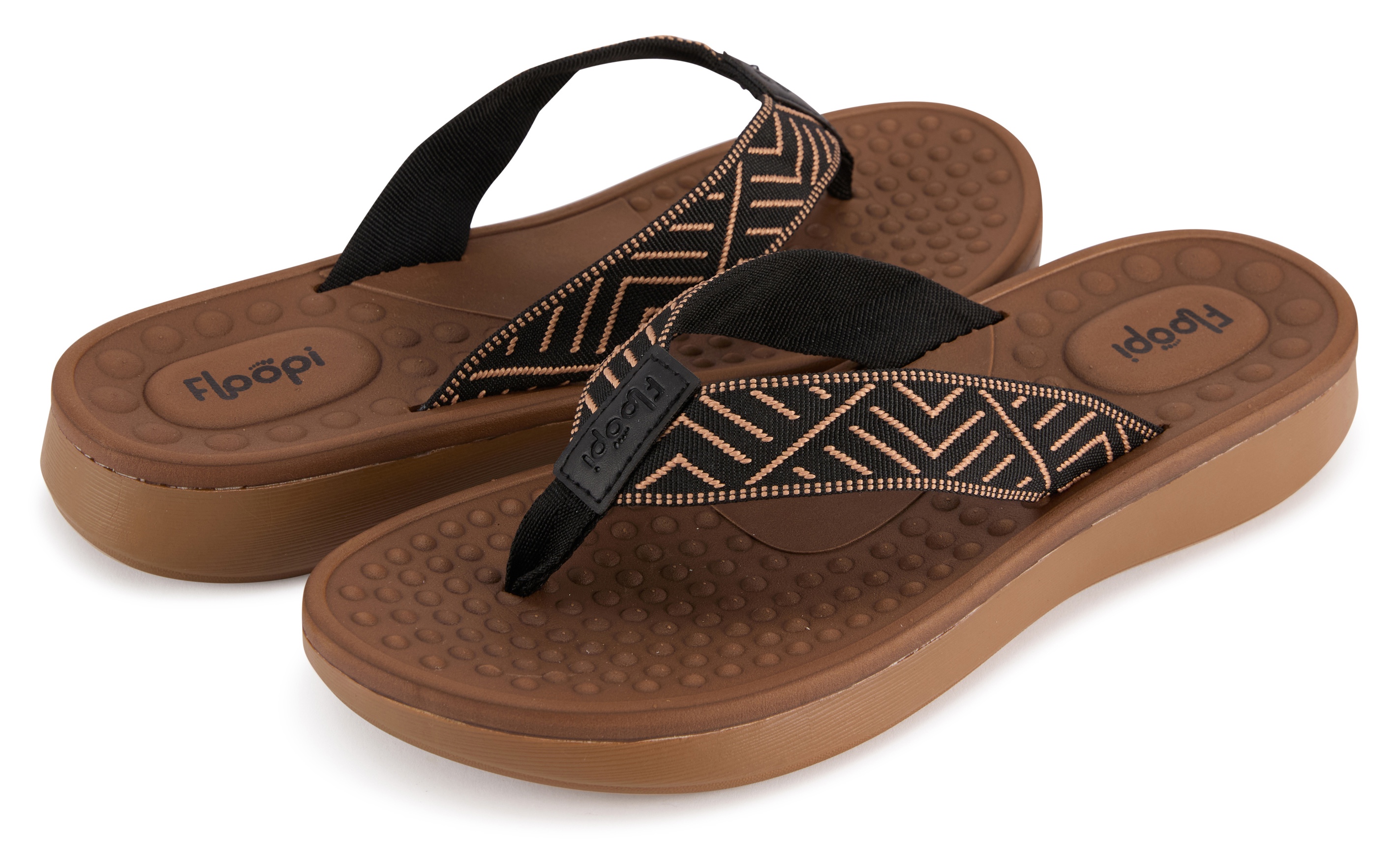 Floopi Womens Aztec Knit Flip Flop - Gallery 10
