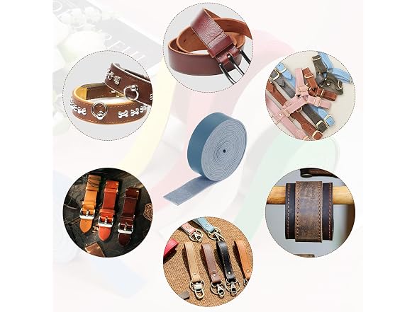 MECCANIXITY Faux Leather Strap, 1"
