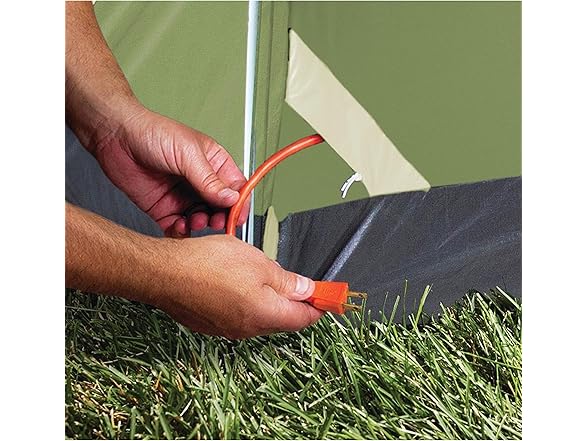 Coleman Montana 6-Person Family Tent with Rainfly, Weatherproof Family Tent Sets Up in 15 Mins, Fits Multiple Airbeds (Open Box)