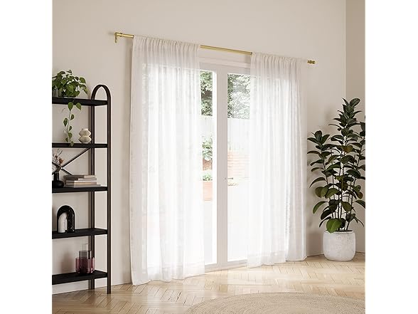 Umbra Cappa Curtain Rod, 66 to 120 Inches