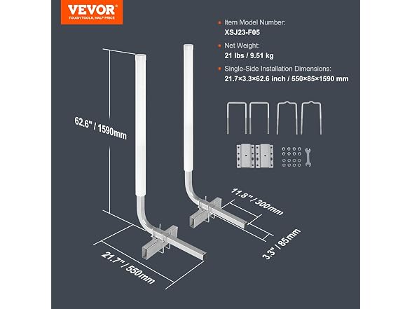 VEVOR Boat Trailer Guide - 60"