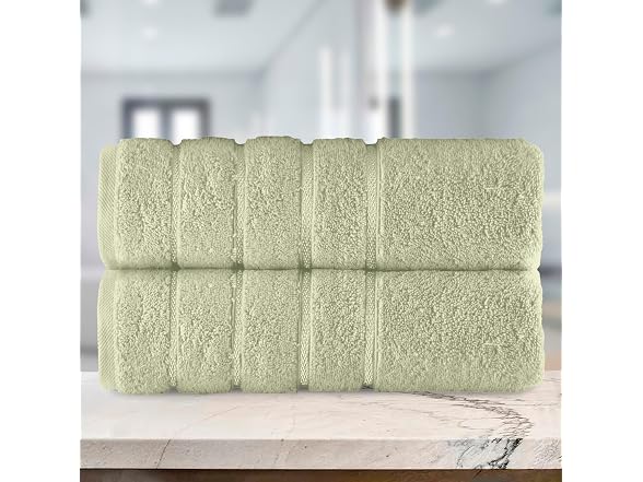 Elegant Comfort 100% Turkish Cotton 4 Lines 2Pk