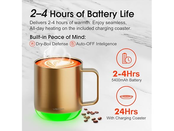 VSITOO Smart Mug | S3-BLACK