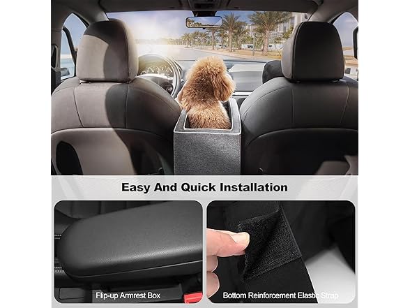 Ergocar Pets Booster Seat for Car Front Seat