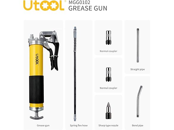 Heavy Duty Pistol Grip Grease Gun Kit