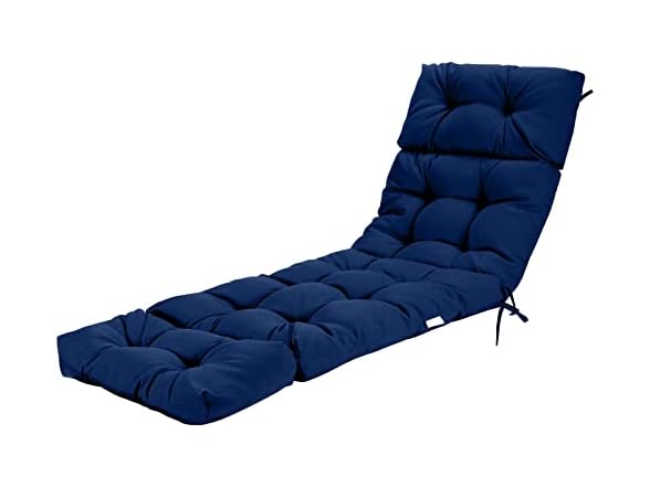 GRAFFY Patio Chaise Lounge Cushion, 72" x 22" x 4"