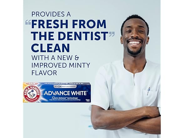 Arm and Hammer Advance White Toothpaste 6oz 2pk