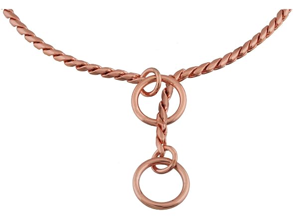 Alvalley Metal Chain Dog Show Collar Slip