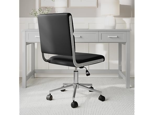 Martha Stewart Lulu Swivel Chair with Height Adjustable Seat