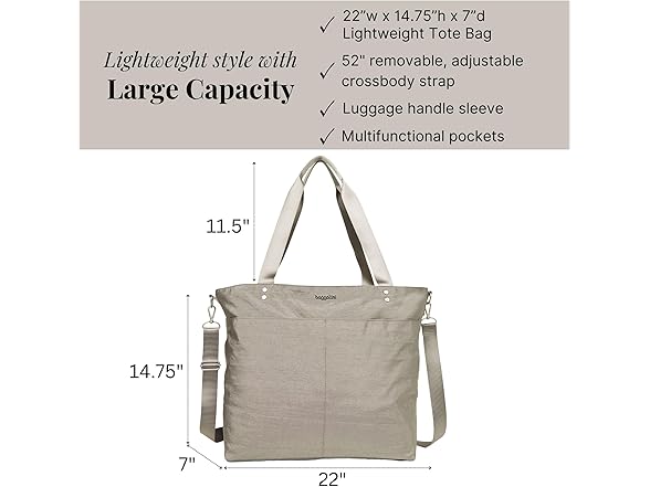 Large Carryall Tote Bag
