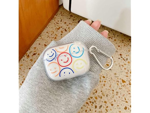 JANDM Compatible with Airpods Pro Smiley