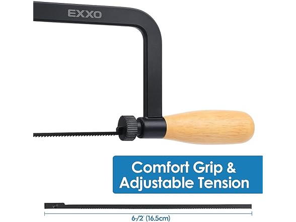 EXXO 4016 Coping Saw with 10 blades