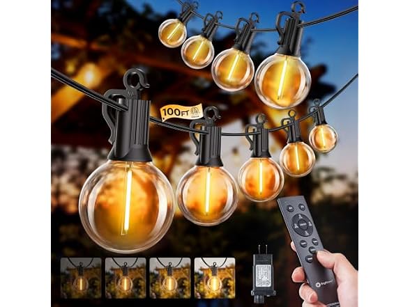 SmartDawn 29FT G40 Outdoor String Lights