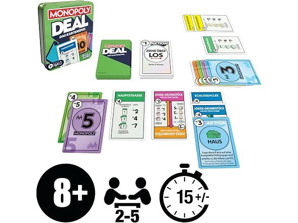 Monopoly Deal Card Game in a Storage