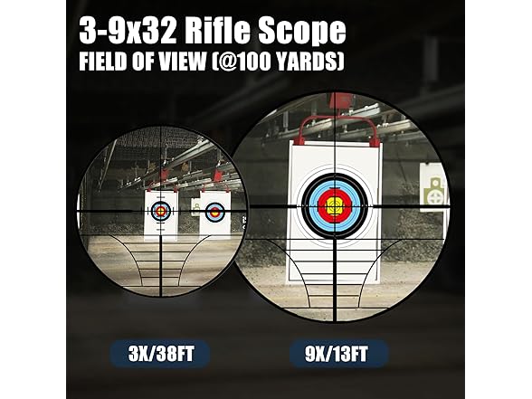 UUQ 3-9x40AO-32AO Rifle Scope