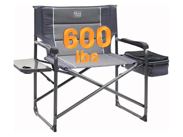 TIMBER RIDGE Grey XXL Camping Chair
