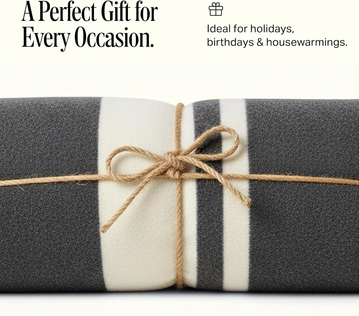 Preston Lane Highrise Throw 50x70 Slate - Gallery 8