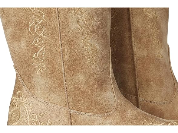 ROPER Judith Vintage Beige Faux Leather