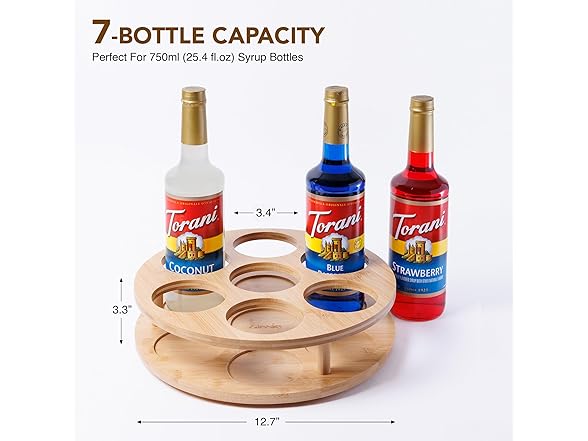 Coffee Syrup Organizer and Holder