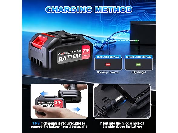 SIEARPUORL 21V Cordless Leaf Blower