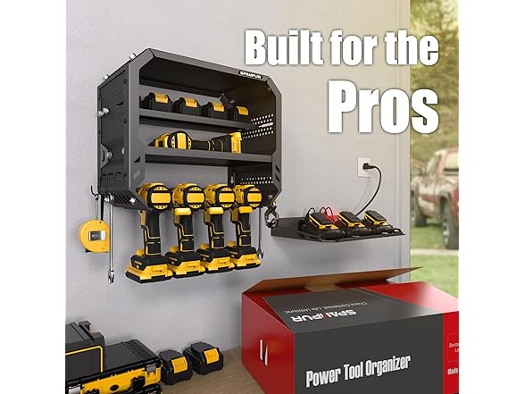 Power Tool Organizer Wall Mount