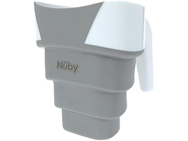 $6.99 Nuby Collapsible Rinse Pail for Baby Bath Time dealfomo