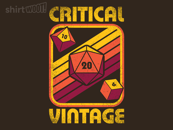 RPG Vintage Critical Dice