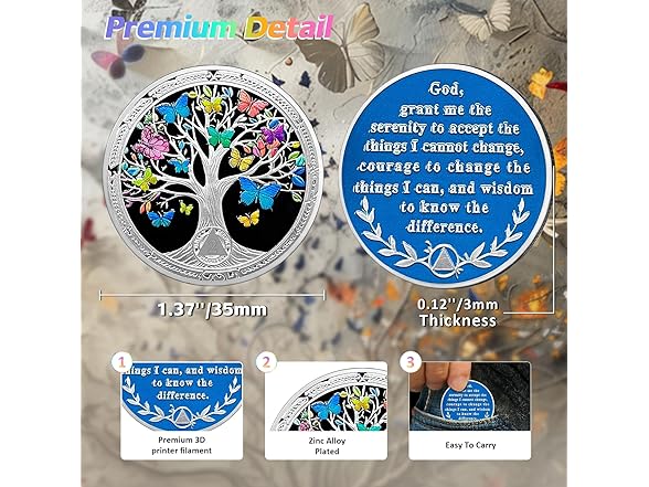 IELCJJ  Vintage 2 Month Sobriety Coin