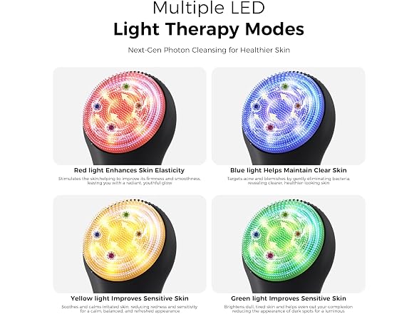 Ccigedy Electric Facial Cleansing Brush Black