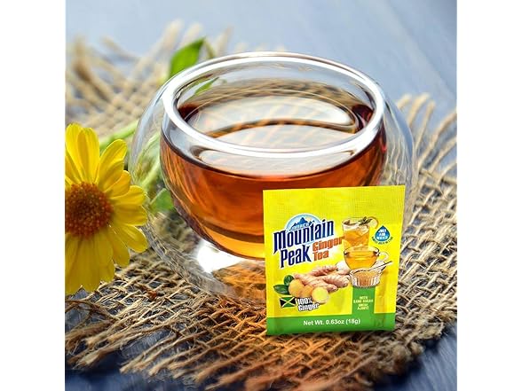 Jamaica Mountain Peak Ginger Instant Tea 10 Sachets
