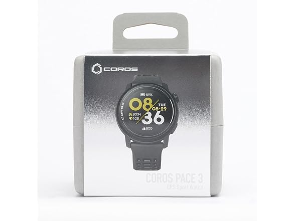 COROS PACE 3 GPS Sport Watch - Black