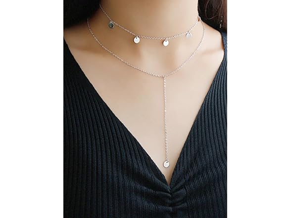 SUGARKITTEN Multi Disc Necklace