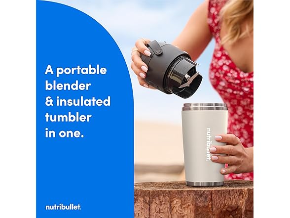 nutribullet Flip Portable Blender with Insulated Cup - Gallery 2