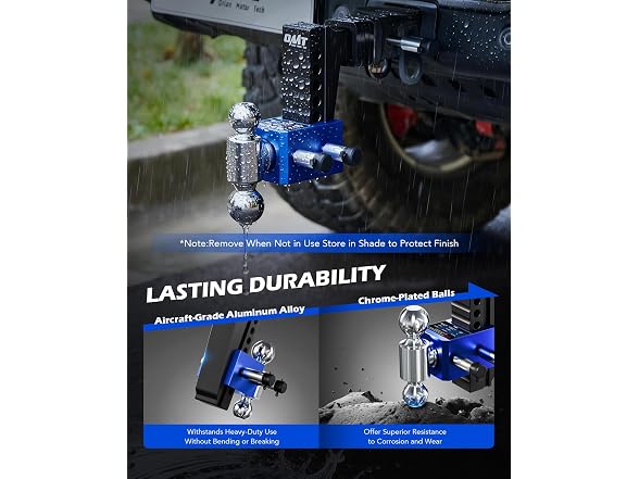 OMT Adjustable Trailer Hitch, 2.5" Receiver