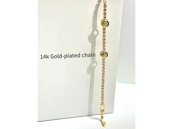 Generic Women's Tennis Bracelets 14K gold