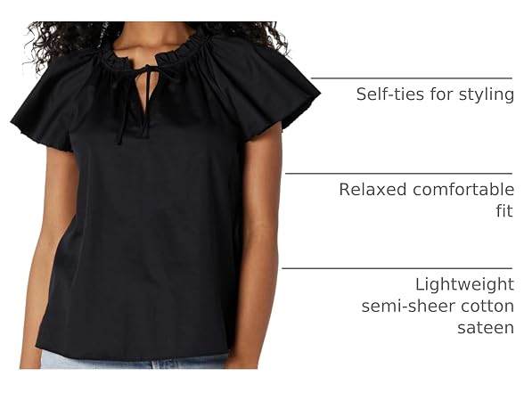 Amazon Essentials Women Relaxed-Fit Cotton Blouse
