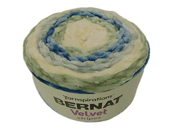 Bernat Velvet Stripes Yarn 10.5 Ounces 315