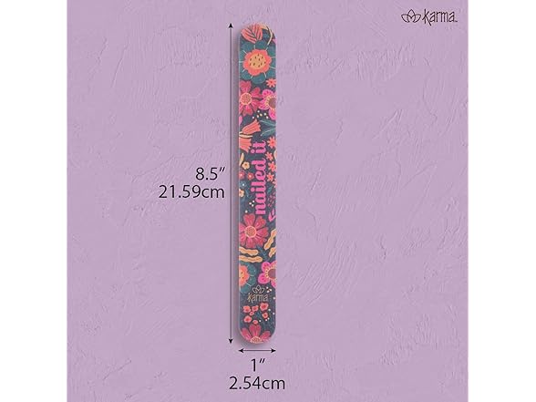 Karma, Colorful Emery Board Double-Sided Nail File
