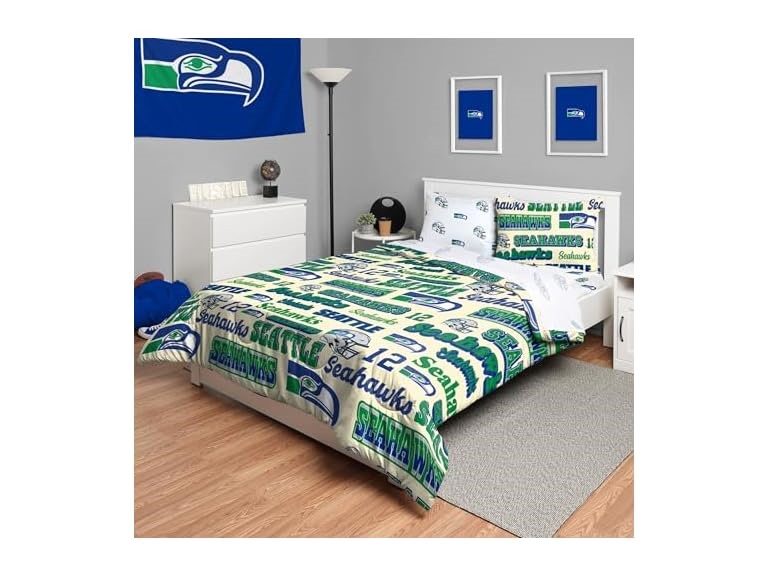SEAHAWKS Retro Twin Bed Set
