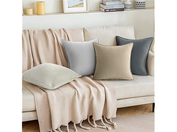 Silkena Throw Pillow Covers