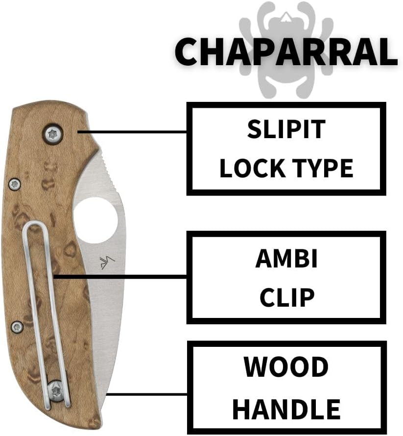 Spyderco Chaparral Slipjoint Maple Wood Knife - Gallery 8