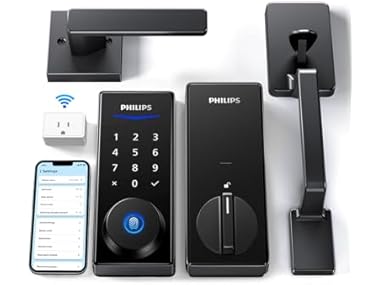 $84.99, Was $269.98, 68% Off! Philips 4000 Series WiFi Smart Deadbolt W/Handleset dealfomo
