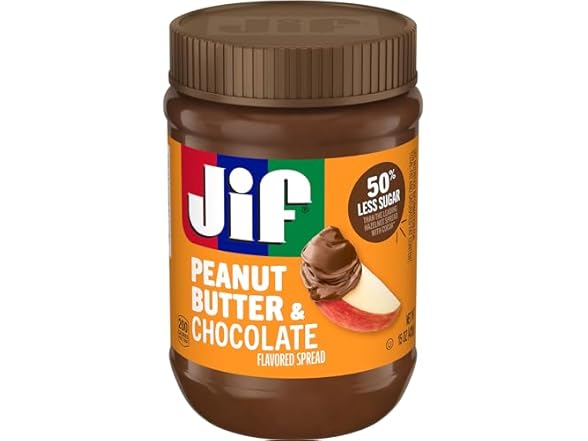 Jif Peanut Butter & Chocolate Spread, 15 Oz. Jar