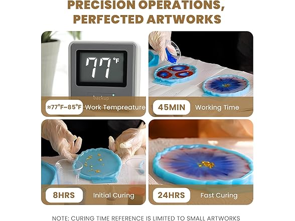 LEEYA Epoxy Resin Crystal Clear