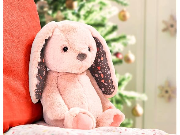B. toys – 12-Inch Pink Plush Bunny